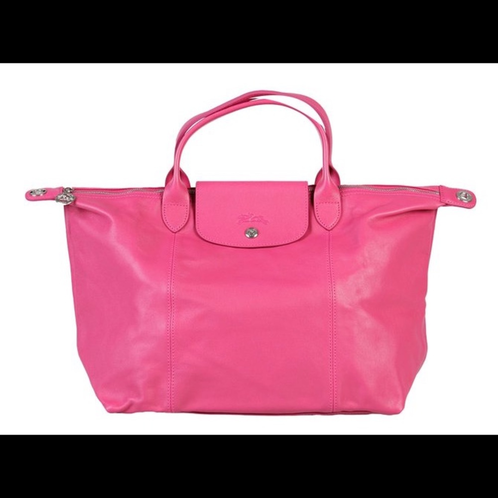Longchamp leather tote